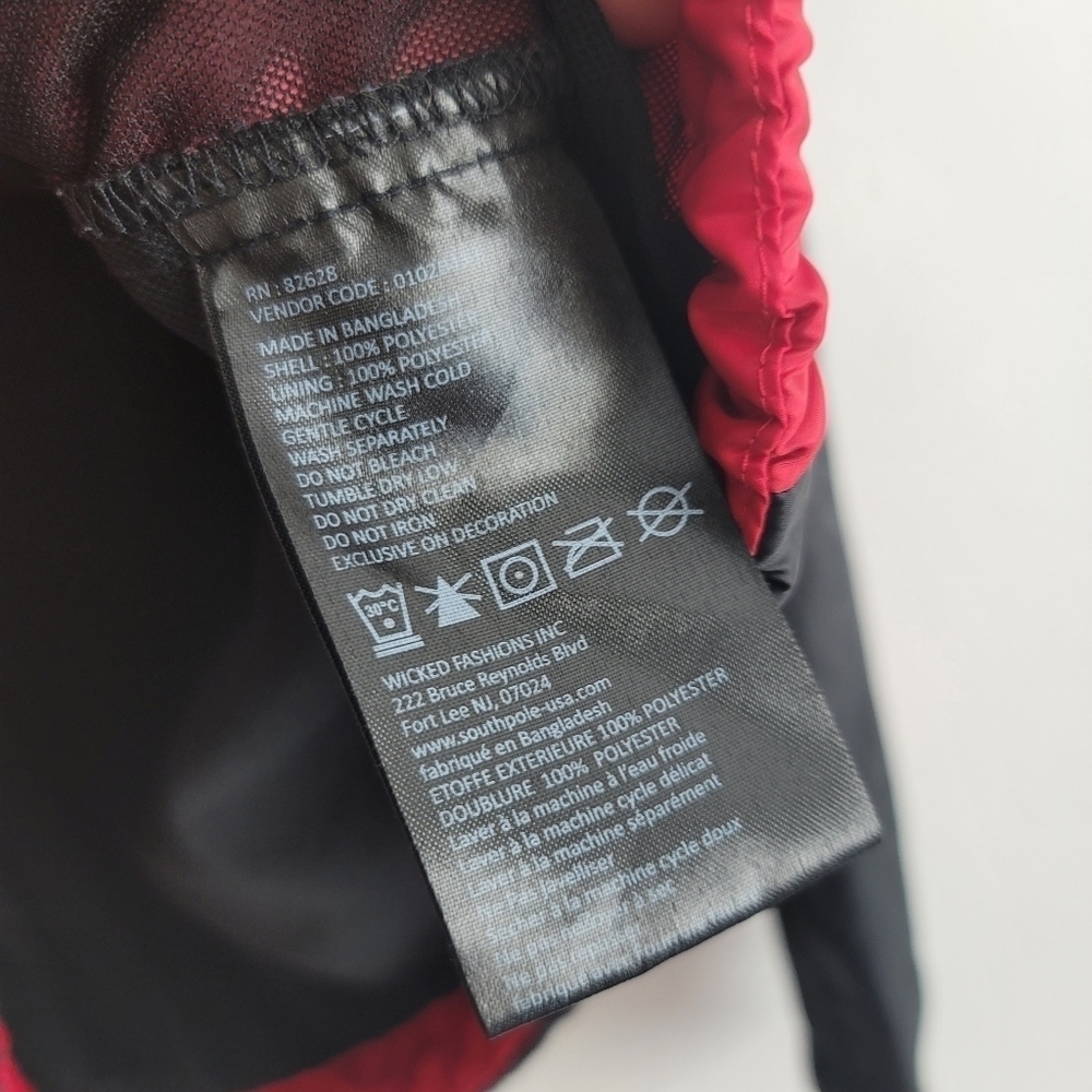 South Pole x Astro Boy Black Windbreaker Anorak Jacket - Picture 7 of 9
